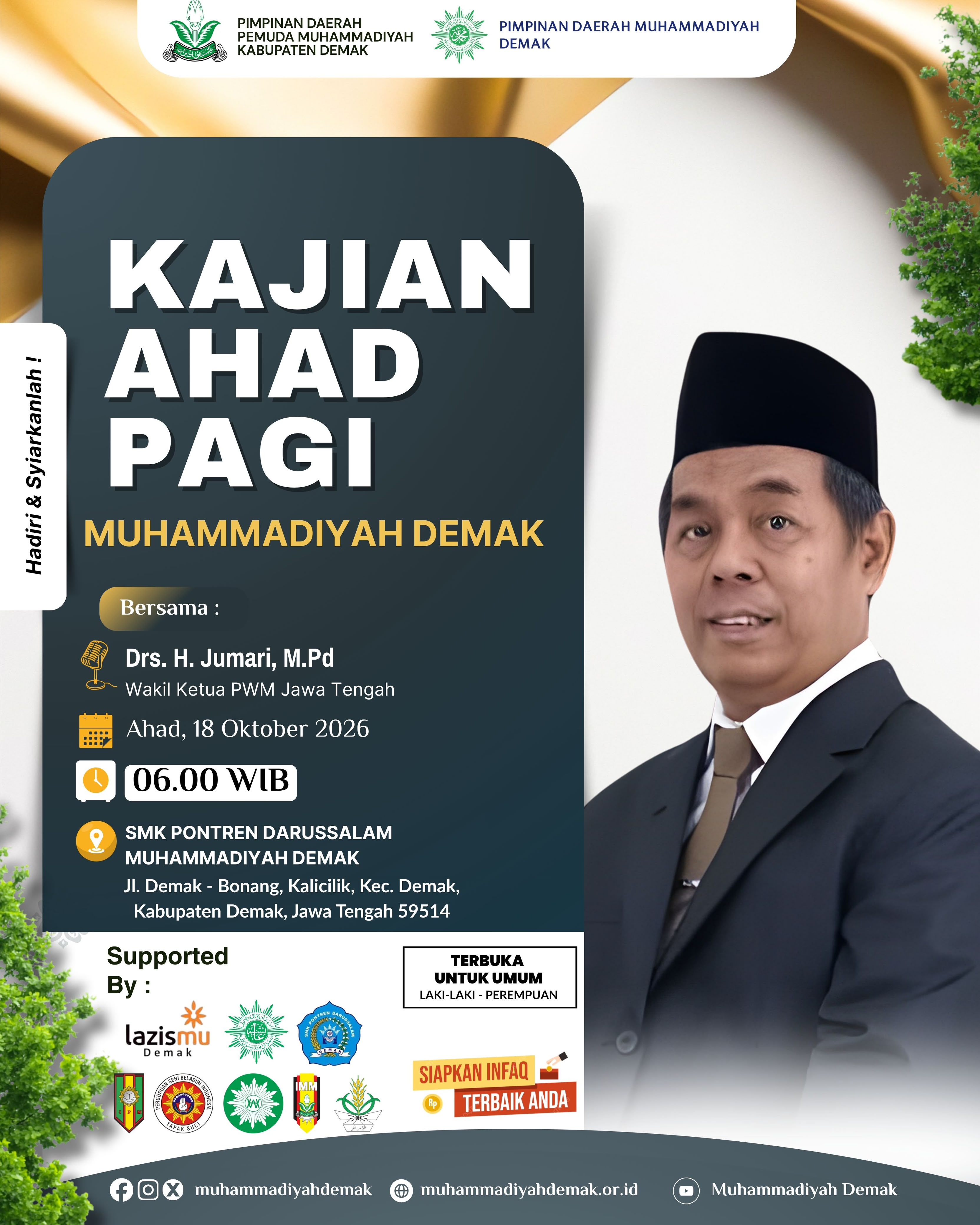 Pamflet Kajian Ahad Pagi 18 Oktober 2026